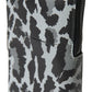 Gray Leopard Leather Men Purse Crossbody Sling Phone Bag