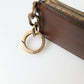 Elegant Brown Leather Coin Purse Wallet