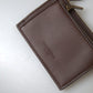 Elegant Brown Leather Coin Purse Wallet