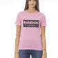 Pink Cotton Women T-Shirt