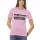 Pink Cotton Women T-Shirt