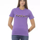 Purple Cotton Women T-Shirt