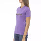 Purple Cotton Women T-Shirt