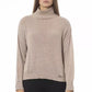 Beige Wool Women Sweater