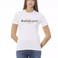 White Cotton Women T-Shirt