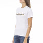 White Cotton Women T-Shirt