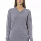 Gray Wool Women Sweater