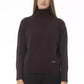 Brown Wool Women Sweater