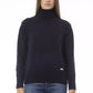 Blue Wool Women Sweater