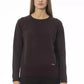 Brown Wool Women Sweater