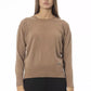 Beige Wool Women Sweater