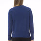 Blue Wool Women Sweater