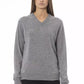 Gray Wool Women Sweater