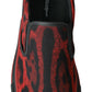 Red Black Leopard Loafers Sneakers Shoes