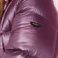 Elegant Light Purple Puffer Jacket