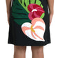 Elegant Jungle Motif Sheath Dress