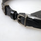 Elegant Black Leather Belt - Metal Buckle Closure