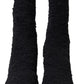 Elegant Virgin Wool Mid Calf Boots