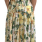 Elegant Silk Floral Maxi Dress