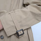Khaki Double Breasted Trench Coat Jacket