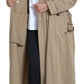 Elegant Double Breasted Trench Coat