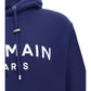 Elegant Navy Blue Monogram Hoodie