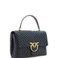 Elegant Black Calf Leather Handbag