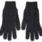 Elegant Virgin Wool Winter Gloves in Gray