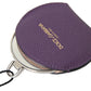 Elegant Purple Leather Mirror Holder