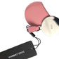 Chic Pink Leather Hand Mirror Holder