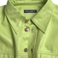 Elegant Light Green Cotton Button Down Shirt