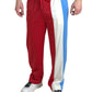 Elegant Striped Drawstring Sweatpants