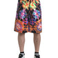 Multicolor Printed Bermuda Shorts