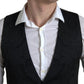 Elegant Black Formal Dress Vest