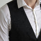 Elegant Black Formal Dress Vest