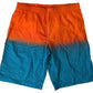 Gradient Effect Swim Shorts in Vibrant Orange