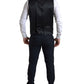 Elegant Blue & Black Martini Slim Fit Suit