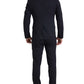 Sleek Dark Blue Martini Slim Fit Suit