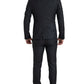 Black 3 Piece Single Breasted MARTINI Suit