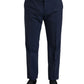 Elegant Blue Martini Slim Fit Two-Piece Suit