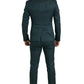 Emerald Elegance Slim Fit 3-Piece Suit