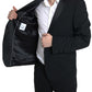 Elegant Black Slim Fit Two-Piece Suit