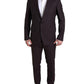 Maroon Martini Slim Fit 2-Piece Suit