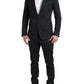 Elegant Slim Fit Black Martini Suit