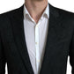 Elegant Slim Fit Black Martini Suit