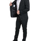 Elegant Slim Fit Black Martini Suit