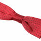 Elegant Polka Dot Silk Bow Tie