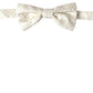 Elegant Ivory Fantasy Pattern Silk Bow Tie