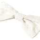 Elegant Ivory Fantasy Pattern Silk Bow Tie