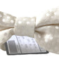 Elegant Ivory Fantasy Pattern Silk Bow Tie